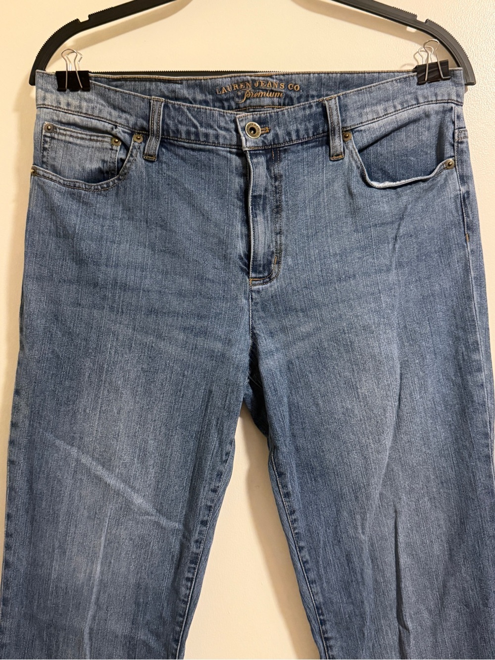 Vintage Lauren Ralph Lauren LRL Jeans Co Womens 12 Classic Straight - Picture 2 of 10